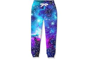 UNICOMIDEA Boys Girls Jogger Pants Funny 3D Graphic Sweatpants Athletic Sports Pants for Kids 6-16 yrs