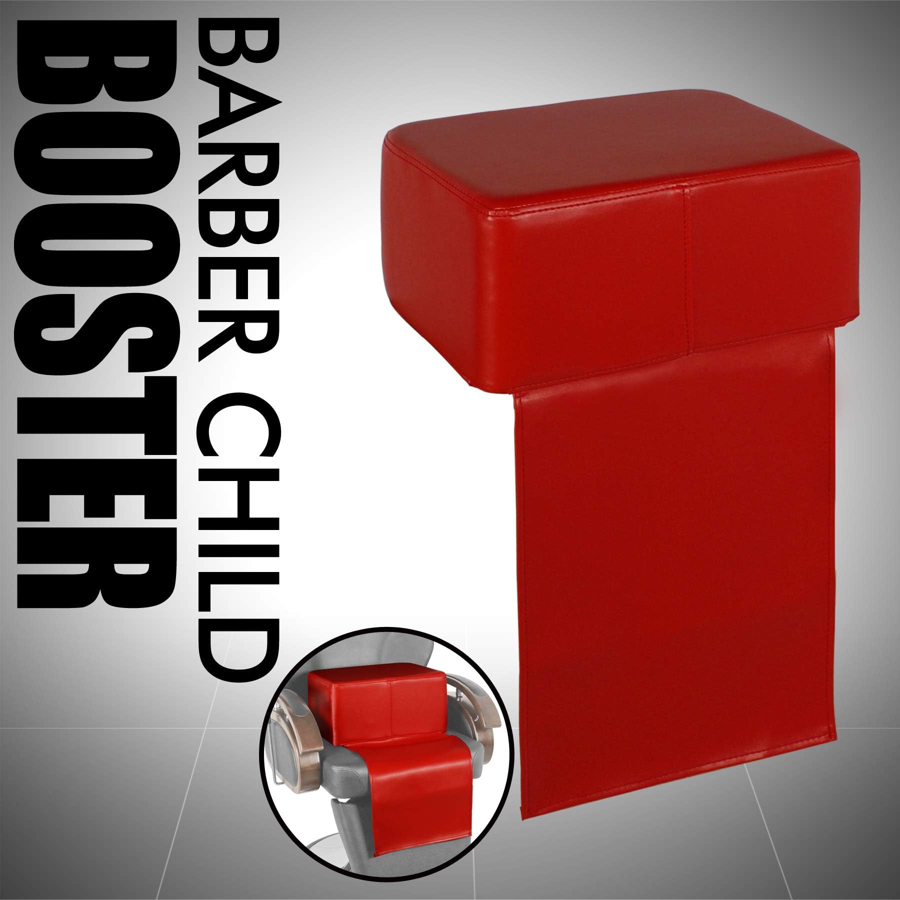 Child Chair Seat Booster Cushion Salon Barber Haircut Hairdressing Kid (Red)