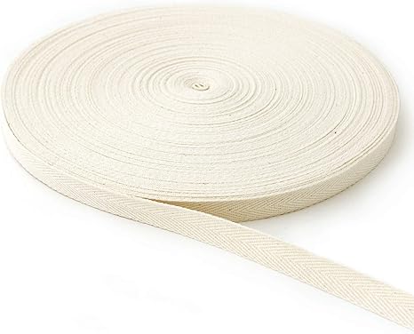 Amazon Nbk 綿厚綾テープ 綿100 幅15mm 50m巻 生成色 ファスナー 通販