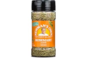 Newman's Own Rosemary Leaves, Perfect for Roasted Chicken, Focaccia, or Dressings, Non-GMO, Kosher certified, 1.06 Oz. Bottle