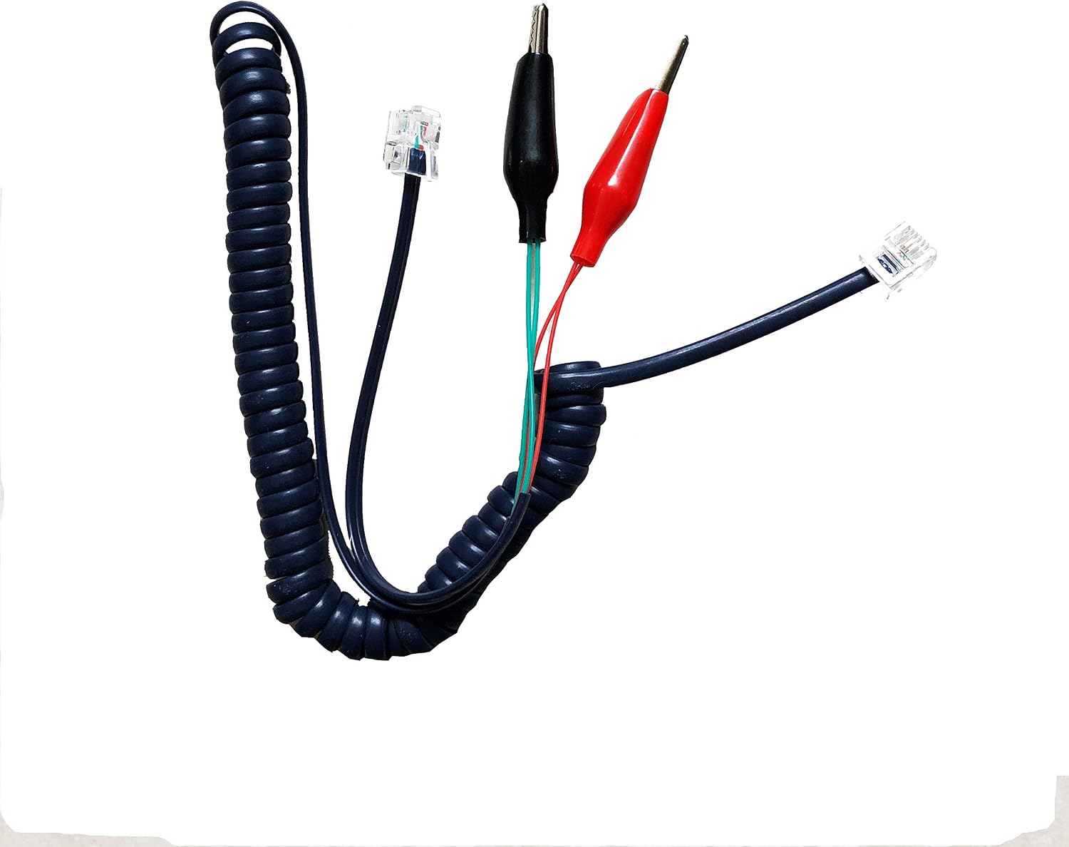 TelPal Landline Test Phone Line Set Telecom Check Telephone Line Dedicated Check Line Survey Line Machine Tester to Alligator Clip Set Equipment - Image 5