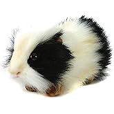 Hansa Guinea Pig Plush, Black/White