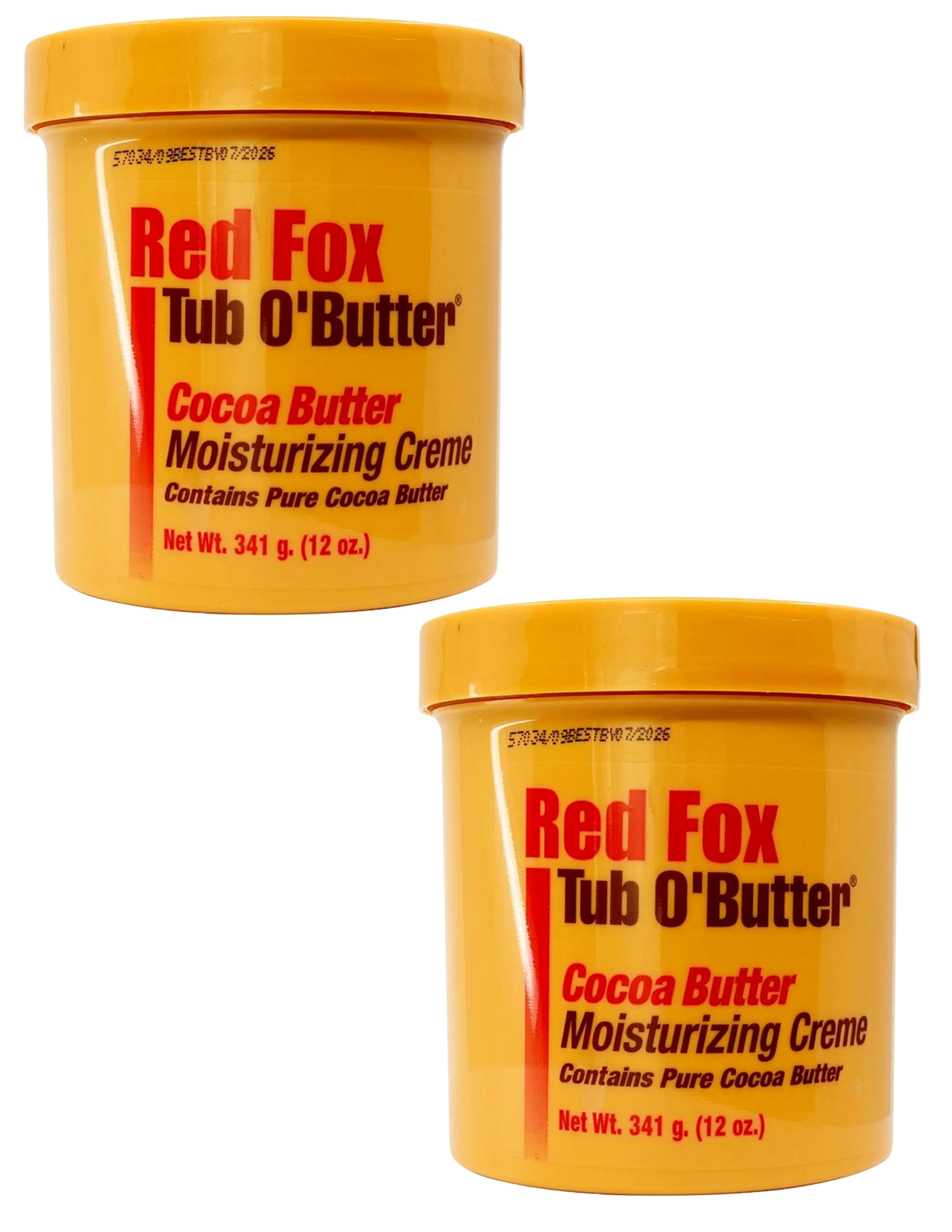 Red Fox Tub O Butter Cocoa Butter 10.5oz (2 Pack)