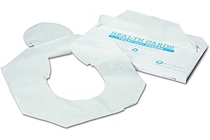 Health Gards - HOSHG1000 HOSPECO HG1000 Toilet Seat Covers, Half-Fold, White, Pack of 250 (Case of 4)