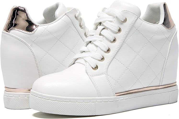 High platform sneakers amazon Clearance