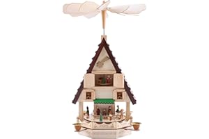 BRUBAKER Christmas Pyramid - 19.3 Inches - Designed in Germany