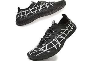 ZIITOP Water Shoes for Women Barefoot Shoes Men Beach Swim Pool River Aqua Hike Footwear Quick Dry Slip-on Surf Water Park Yoga Shoe