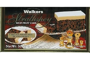 Walker's Shortbread Strathspey Holiday Fruit Cake, Luxury Christmas Cake - 500g