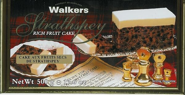WALKER’S SHORTBREAD STRATHSPEY RICH HOLIDAY FRUIT CAKE, LUXURY...