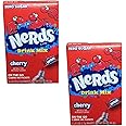 Nerds Zero Sugar Cherry Drink Mix, 6 packets, 16g/0.6 oz. Box (Imported from Canada)