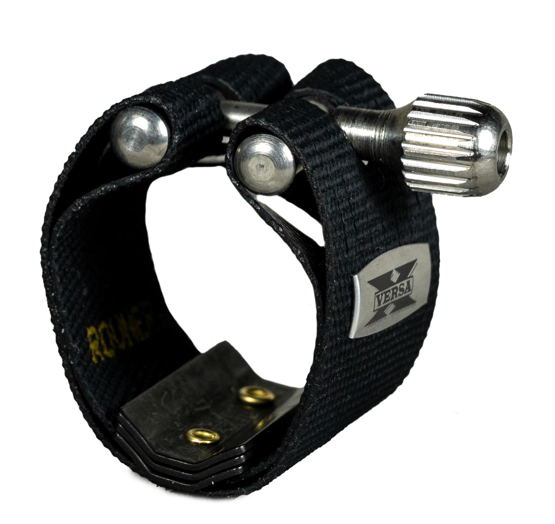 Rovner Ligature & Plastic Cap for Bass Clarinet - Versa X Ligature for Hard Rubber Mouthpiece (X-3RL)