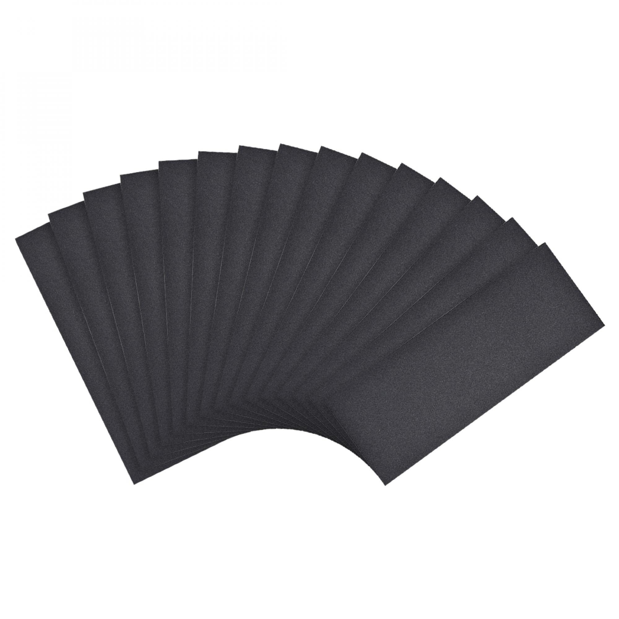 sourcing map 220 Grits Sanding Sheets 9-inch x 3.6-inch Wet Dry Silicon Carbide Sandpaper for Wood Furniture Metal Automotive Polishing 15pcs