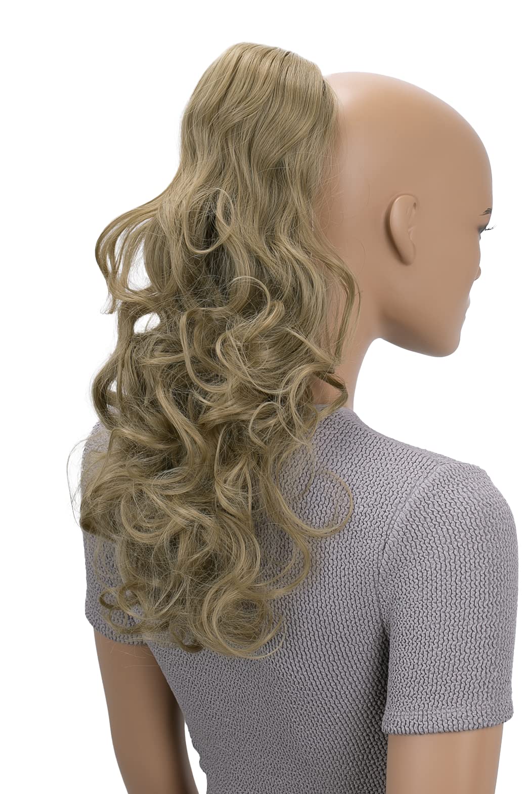 CAISHA 18" Hairpiece Ponytail Extensions Voluminous Wavy Natural Blonde PH15 — image 1