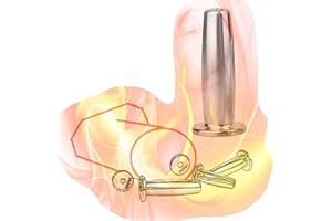 Smooth Stainless Steel Hollow Sounding Rod for Men, Male Special Stretcher for Easy Urination- HB07 (XL)