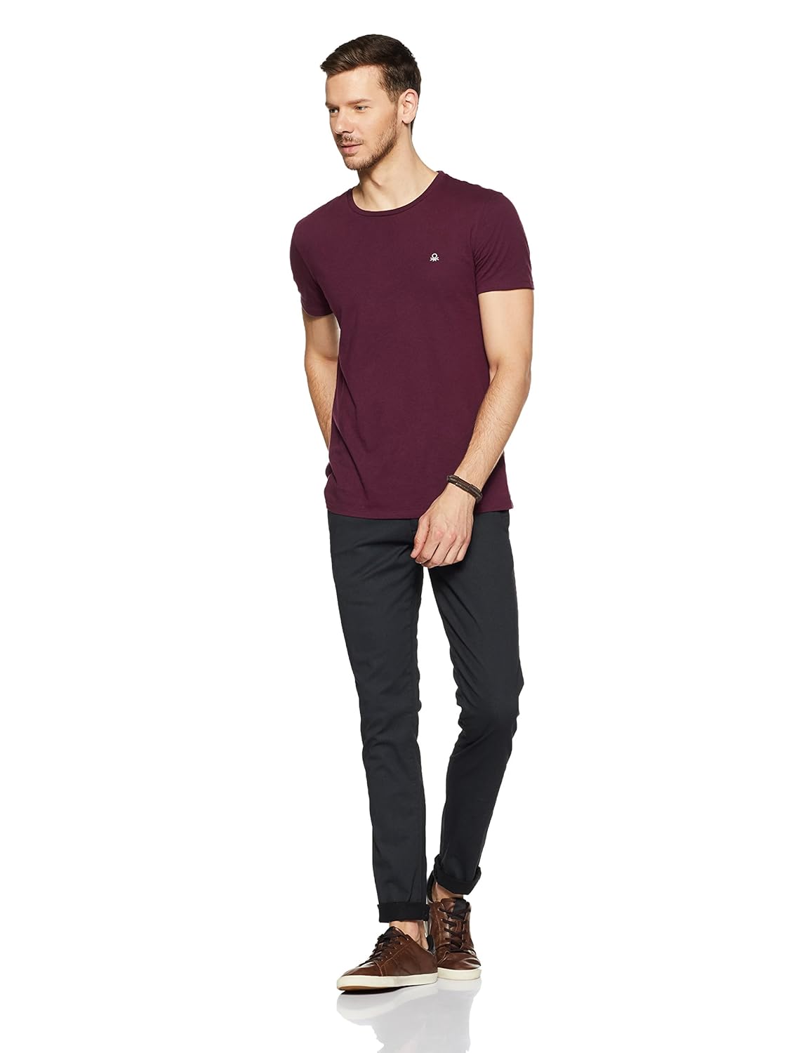 diverse men's slim fit casual trousers