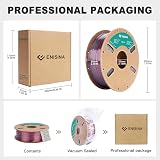 Enisina Silk PLA Filament 1.75mm Black&Red Shiny Clog-Free 1kg +/-0.03mm view 4