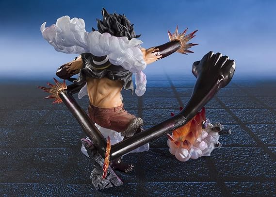 Amazon Com Tamashii Nations Bandai Figuartszero Monkey D Luffy Gear 4 Snakeman King Cobra Onepiece Statue Toys Games