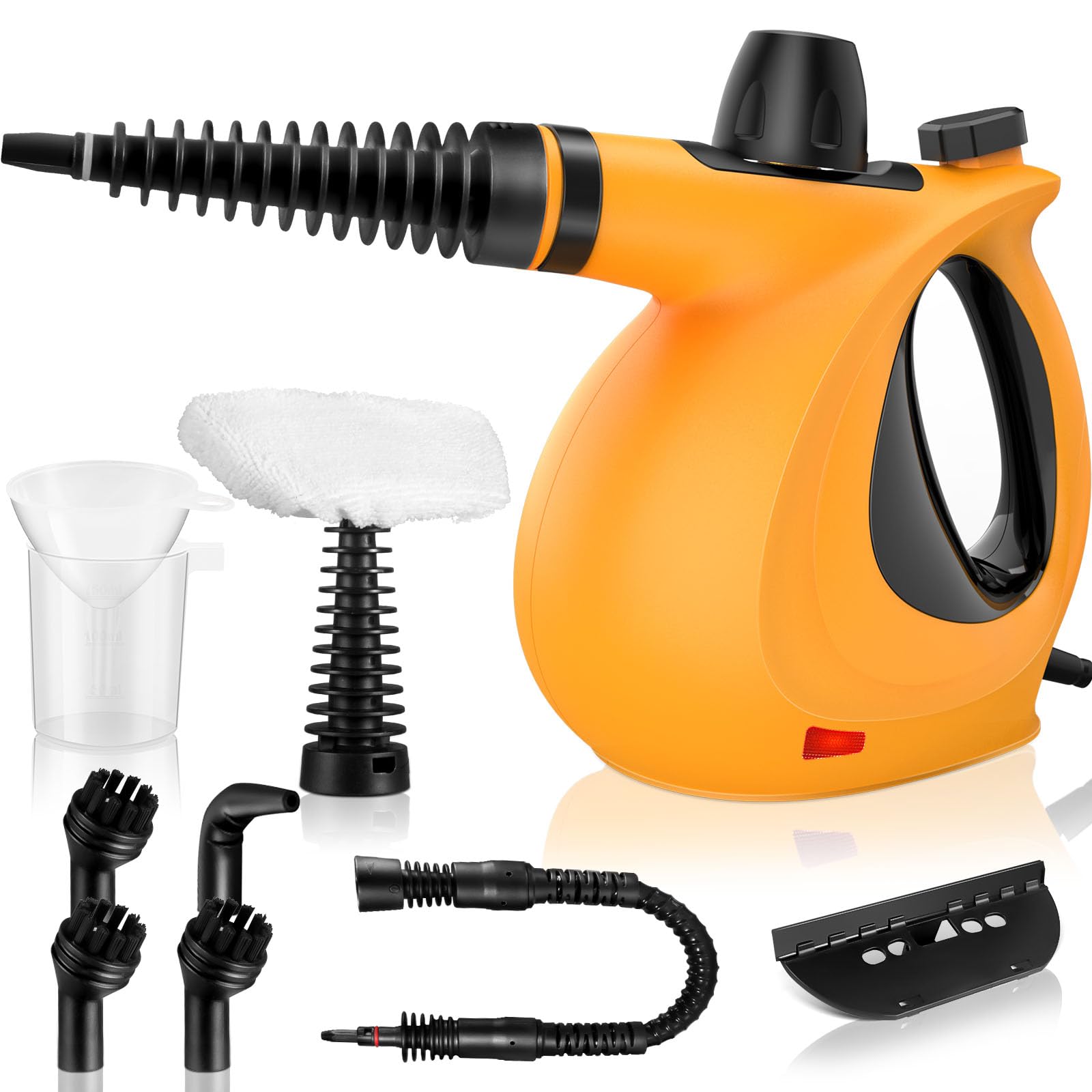 Photo 1 of Handheld Steam Cleaner, Pressurized Multi-Surface Steam Cleaner with 11pcs Accessories, Chemical Free Multi-Purpose Steam Cleaners for Home Use, Steamer for Cleaning Floor, Tile, Windows, Couch, Grout