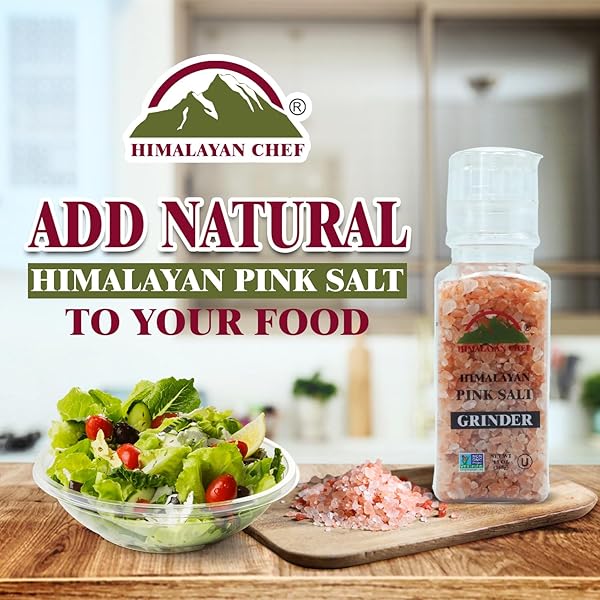 HIMALAYAN CHEF PINK HIMALAYAN SALT COARSE GRAIN FOR REFILL GRINDERS – 13 OZ