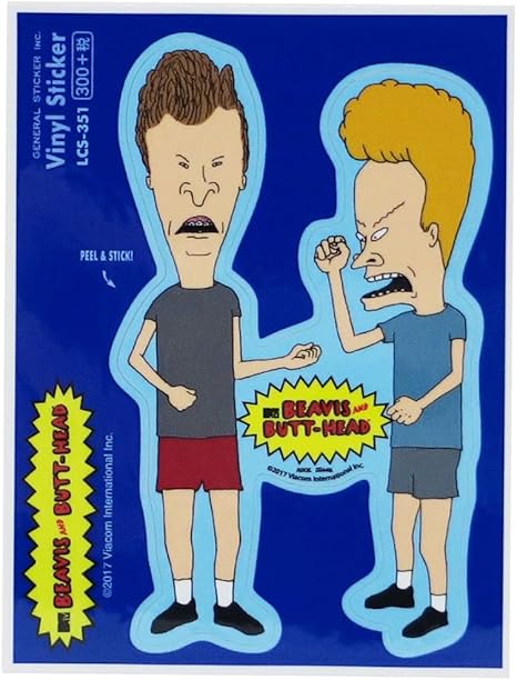 Amazon ビーバス バットヘッド ステッカー ビニールステッカー Lcs 351 シール ステッカー おもちゃ