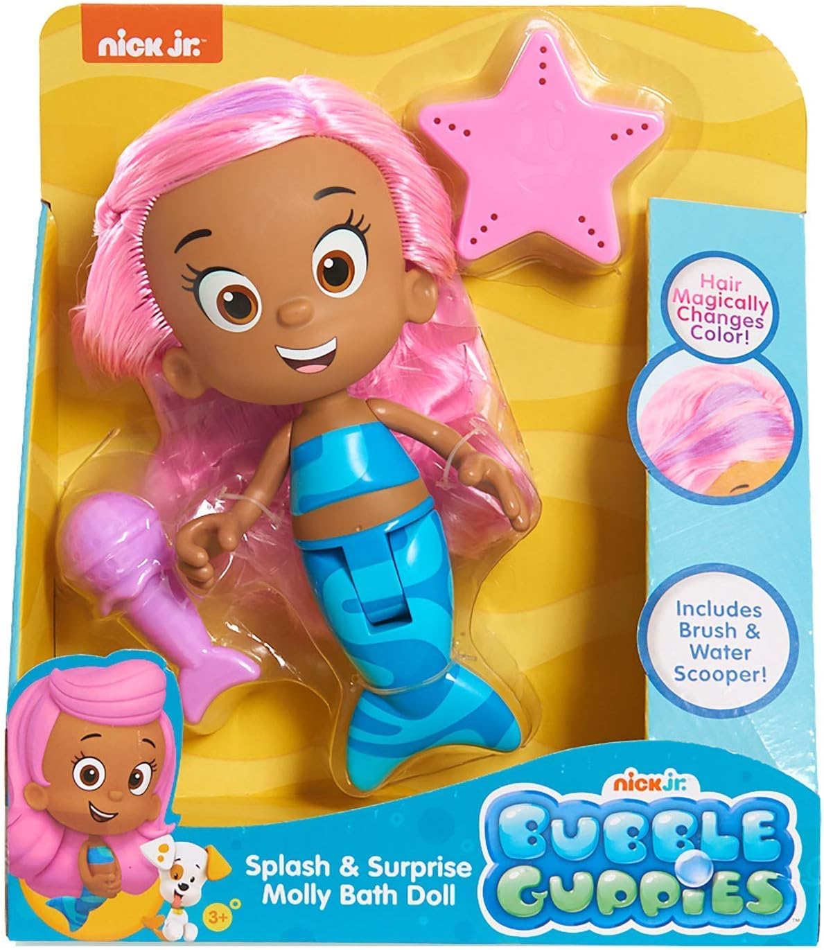 bubble guppies bath doll
