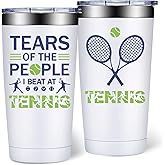 DOEARTE Tennis Gifts for Men Women - Christmas Gifts for Tennis Players - Funny Gift for Tenis Lovers on Birthday - 20oz Tumbler