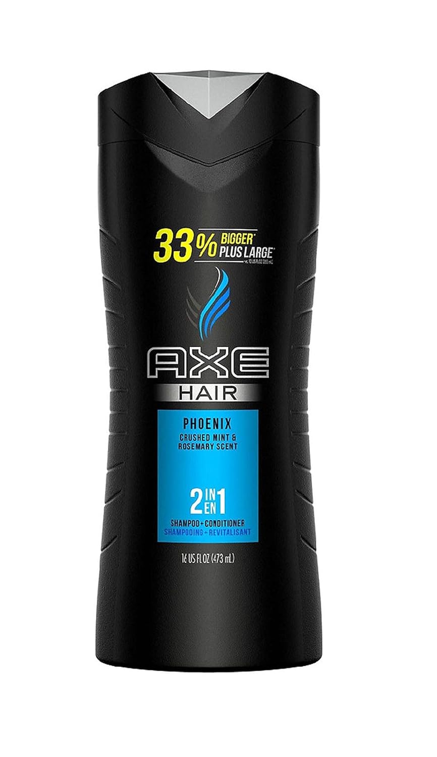 Amazon Com Axe Hair 2 In 1 Shampoo And Conditioner Phoenix 16 Fluid Ounce Pack Of 2 Beauty