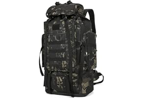 W WINTMING Hiking Backpack for Men 70L/100L Camping Backpack Military Rucksack Molle 3 Days Assault Pack for Climbing