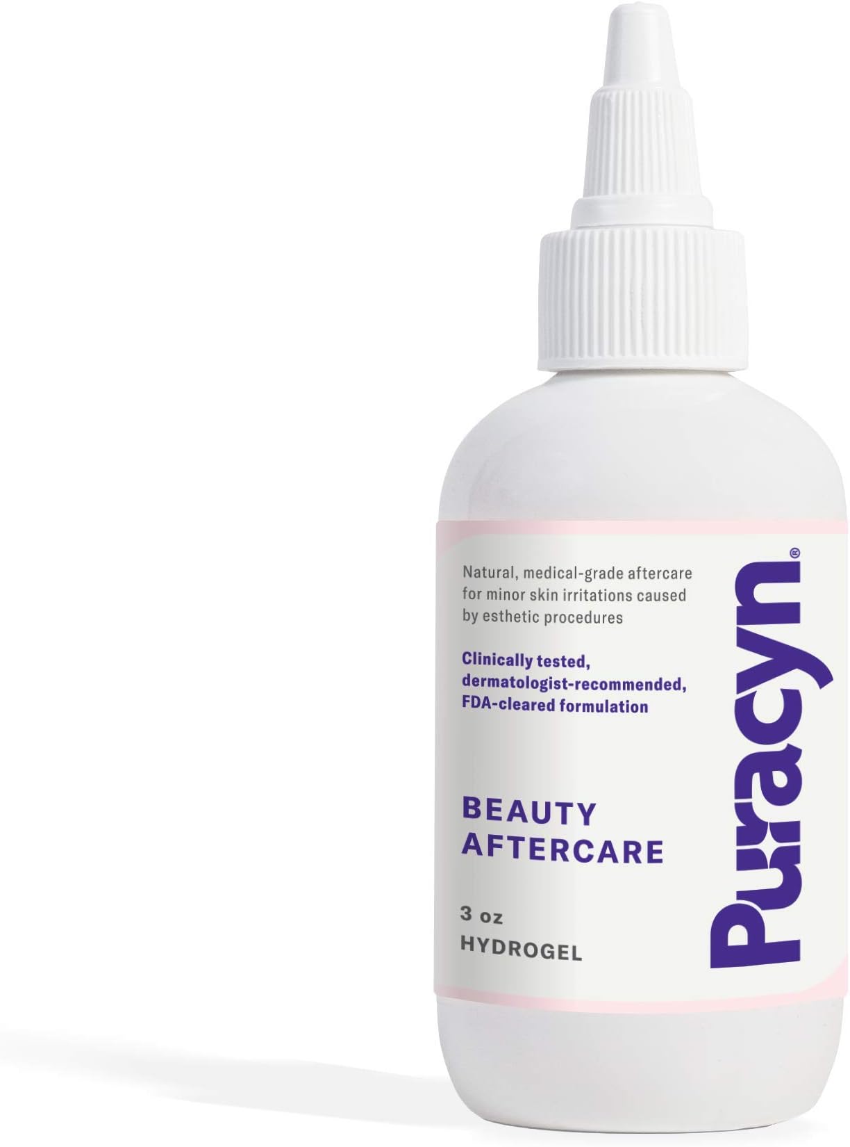 Beauty Aftercare Hydrogel - Natural, Medical-Grade Care for Minor Skin Irritations after Esthetic Treatments, 3 oz Bottle