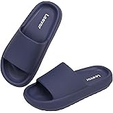 Leevar Cloud Slides for Women and Men - Soft, Comfy, Relax Cloud Slippers, Thick Sole, Non-slip Slides for Men, Easy to Clean, Shower, Swimming, Beach, Indoor and Outdoor Slides for Men