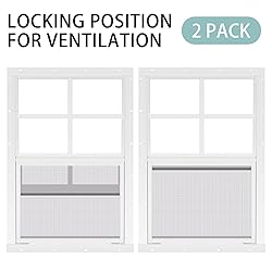Tandefio 2 Pcs 12''x18'' White Flush Mount Shed