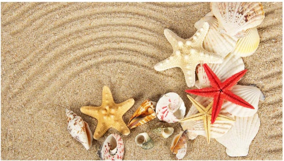 Yqgdss DIY Beach Shell Starfish Landscape Jigsaw Puzzle 1500 Piece for Adults Kids Boys Toys Fun Gift Art