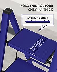 Taranta 4 Step Ladder,Aluminum Lightweight Folding