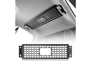 Hooke Road Overhead MOLLE Panel Cargo Rack for 2015-2022 Chevy Colorado & GMC Canyon Accessories (Crew Cab Only), Interior Storage Shelf