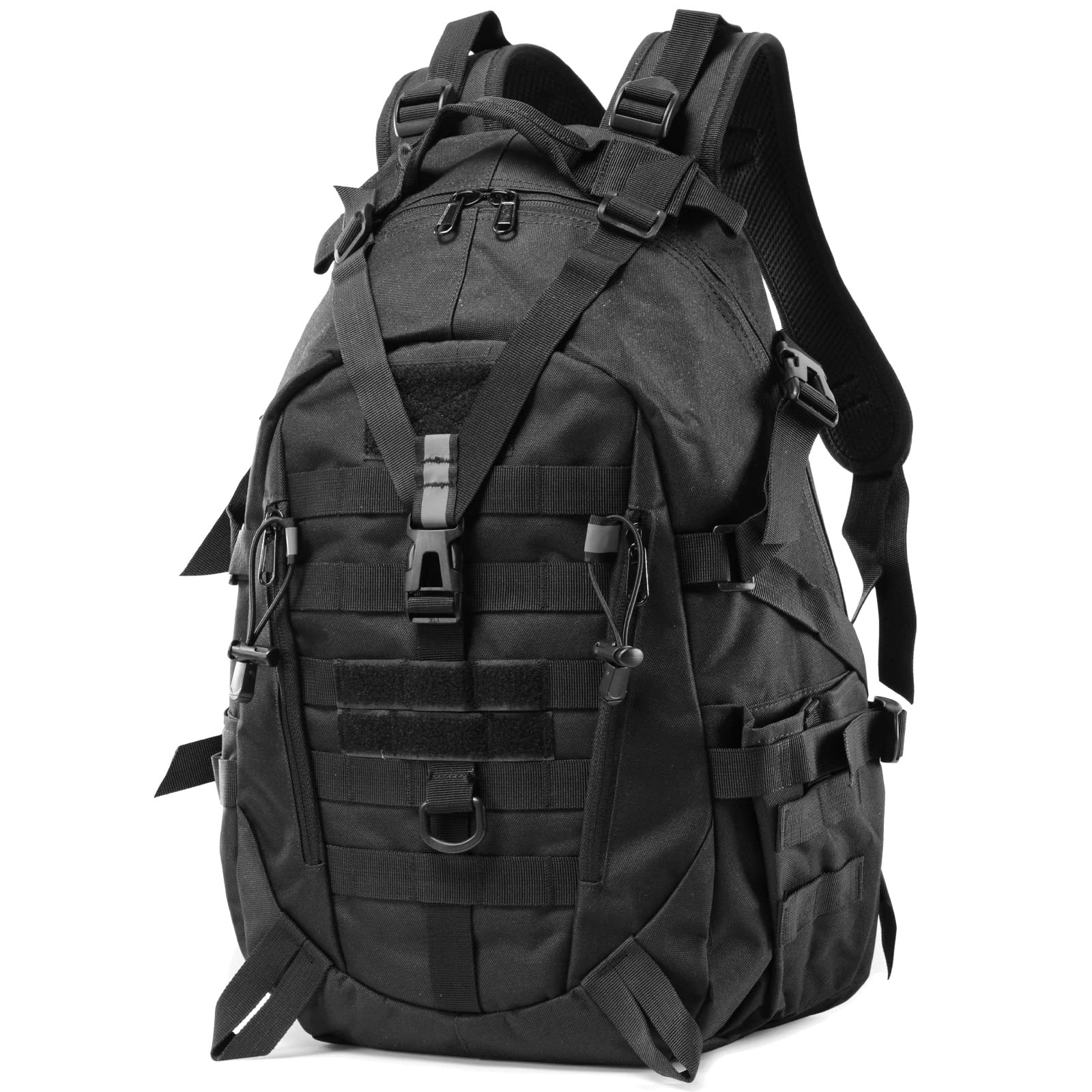 Long Keeper 35L Tactical Backpack - Military Army Backpack Water Resistant, Hiking Camping Cycling Travel Backpack Outdoor Molle Rucksack for Men Women