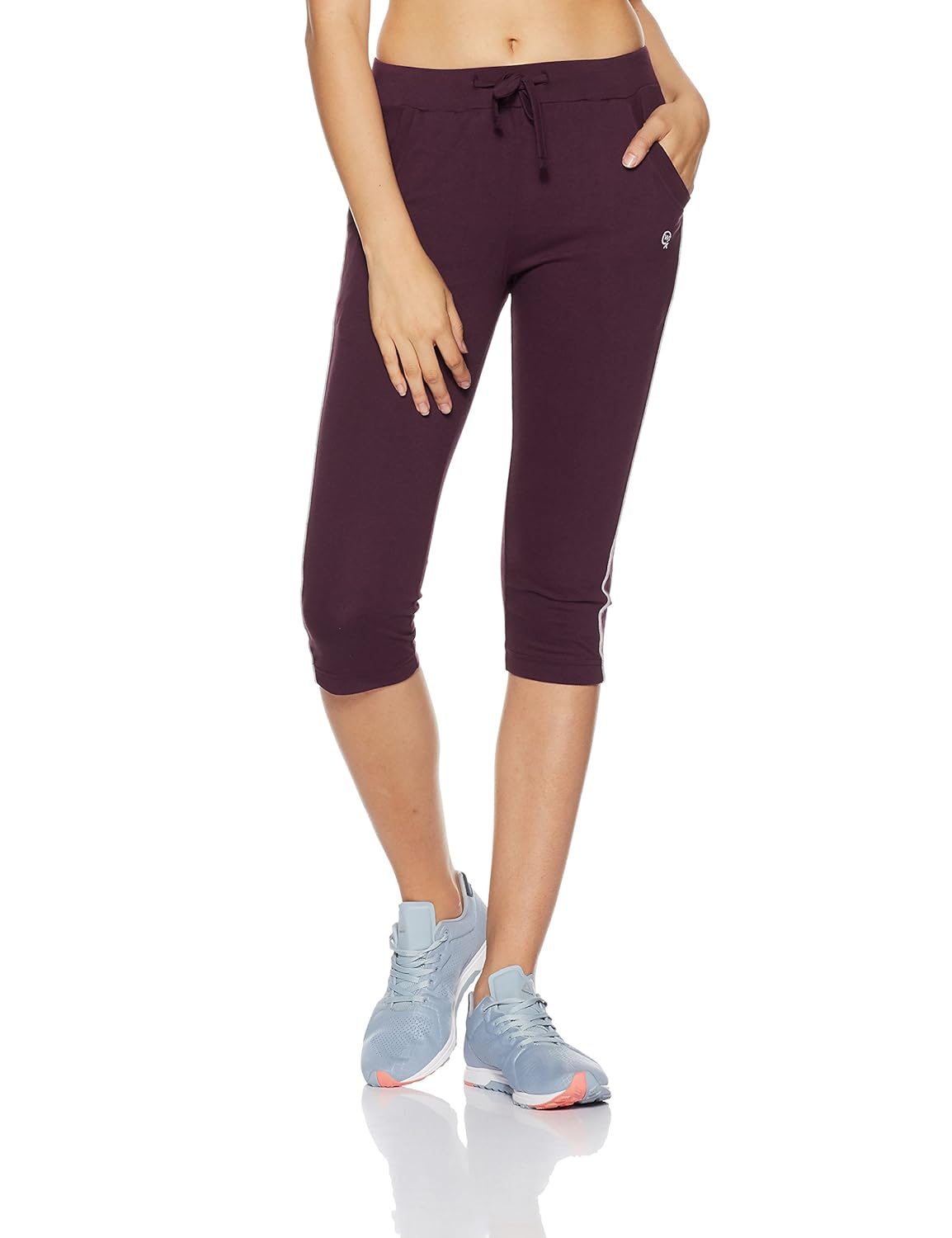 macrowoman women's cotton active capris