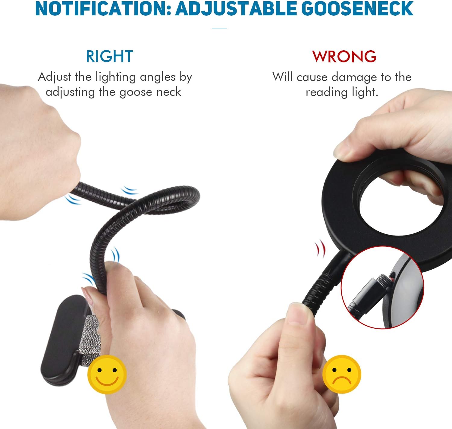 Clip on Light Reading Lights - iVict 24 LED USB Book Clamp Light with 3 Color Modes, 10 Brightness Dimmer and Auto Off Timer, Eye Protection Kids Desk Lamp, 360 ° Flexible Gooseneck Bed Night Light: Home Improvement