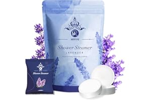 MR MIRYE Shower Steamers, 18 Pack XL Lavender Shower Bath Bombs Aromatherapy with Essential Oils, Self Care Gifts for Women Wife, Unique Gifts for Dad、Mother and Wife
