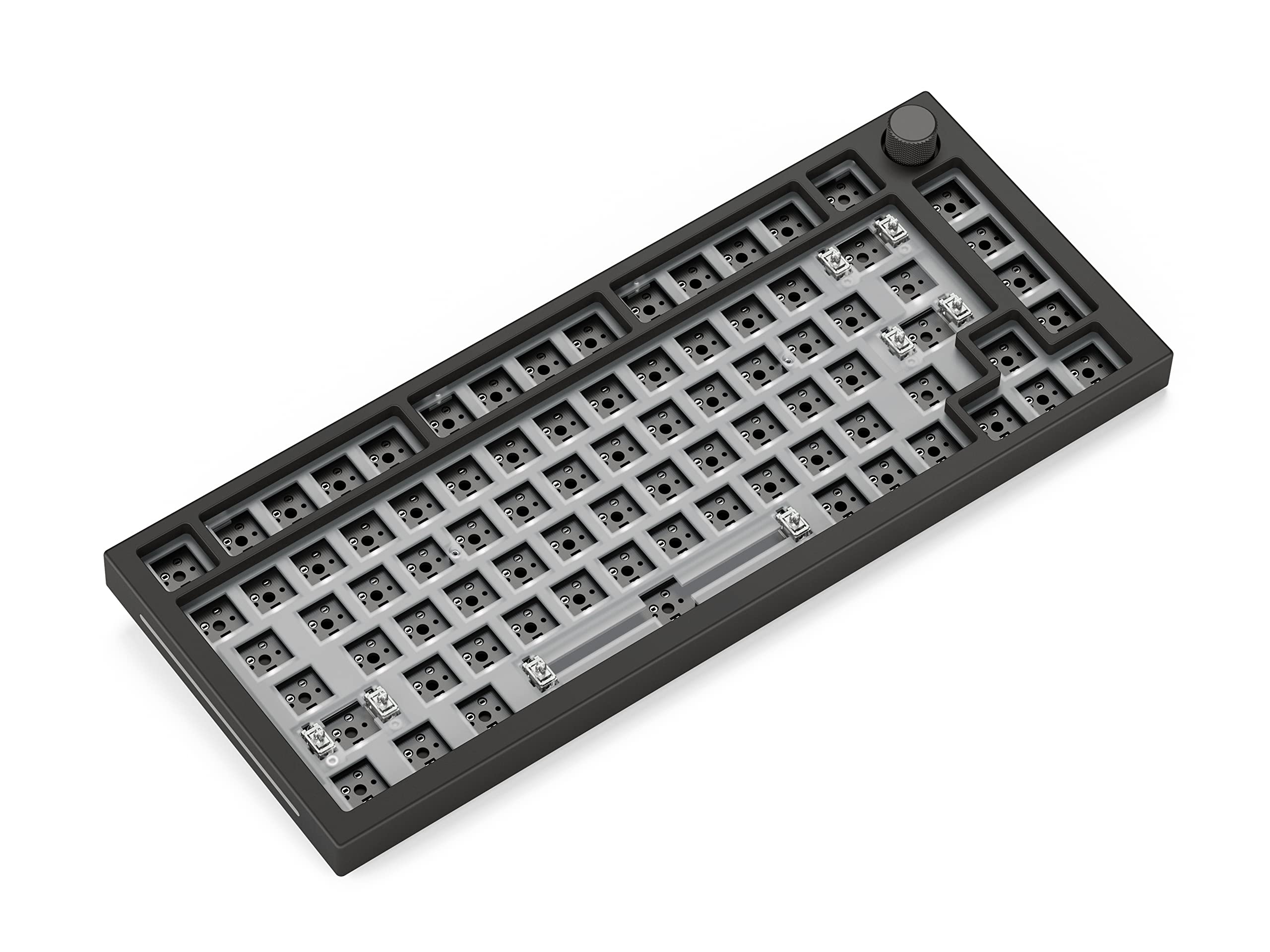 Glorious GMMK Pro 75% Polycarbonate Switch Plate (ANSI, USB-C, Mechanical, Keyboard Switch Plate)