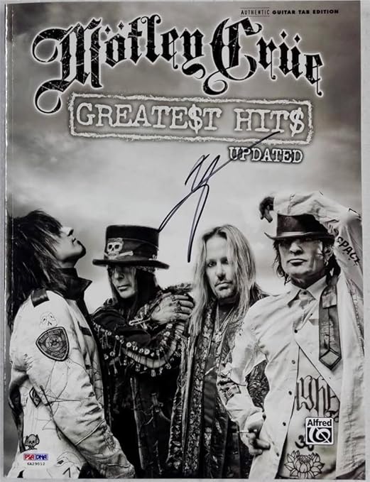 Vince Neil Signed Motely Crue Greatest Hits Updated