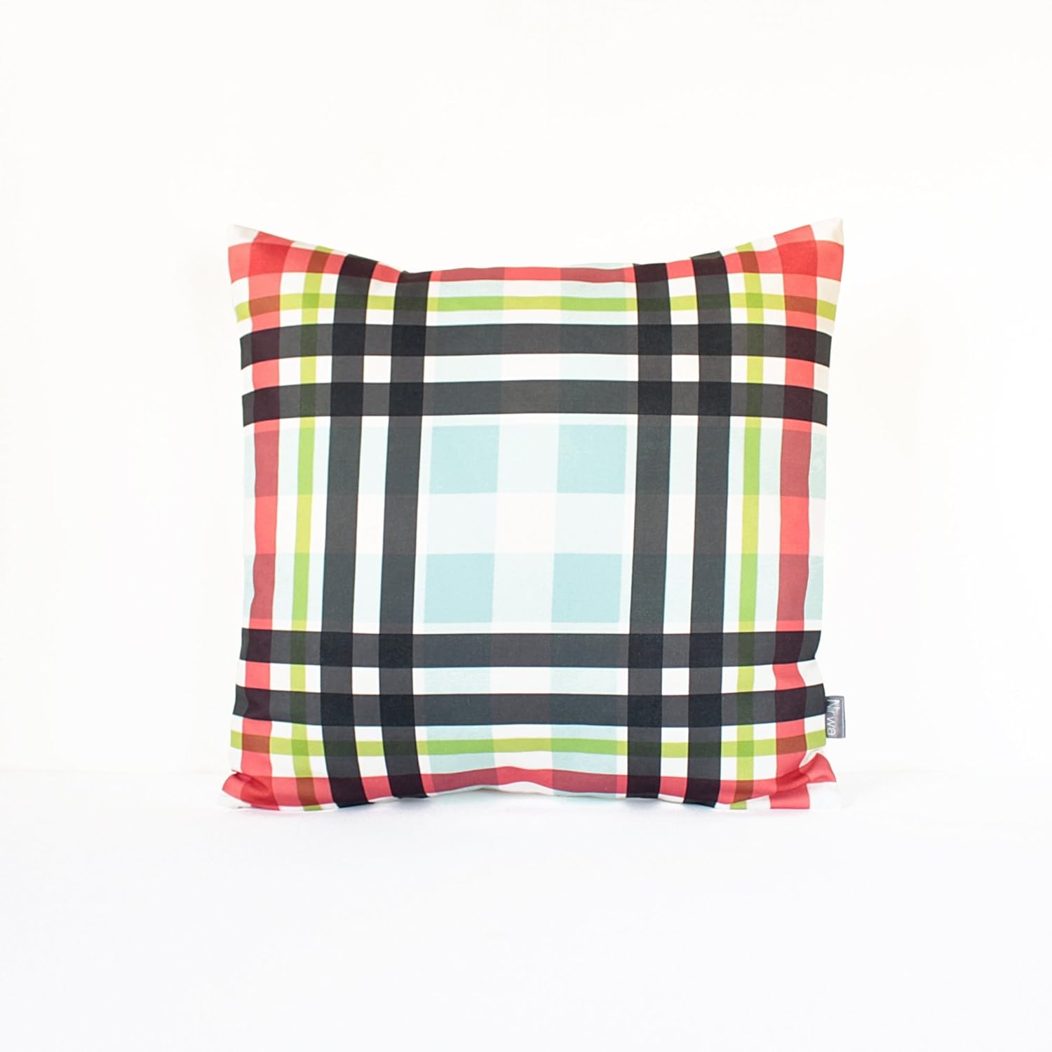 Plaid Christmas Pillow Cover in Red, Blue, Green, Charcoal