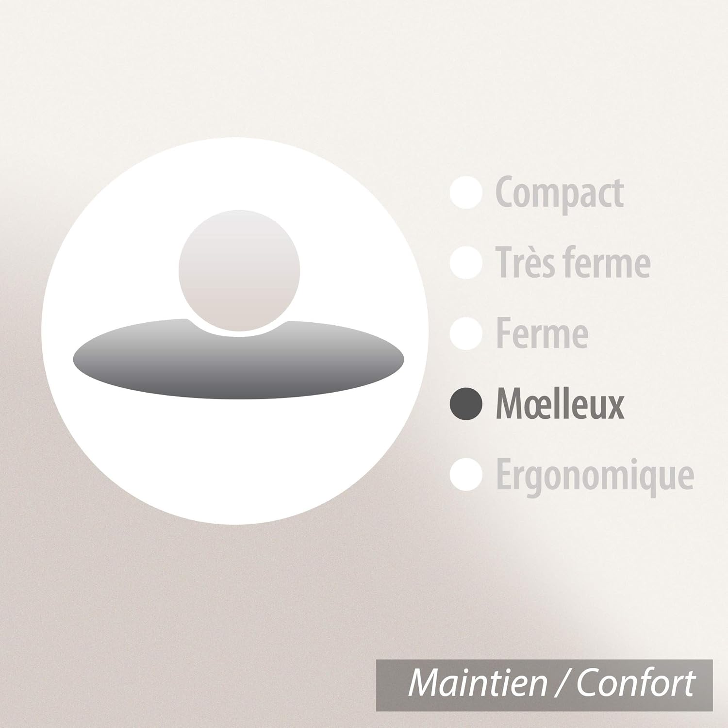 traversin plume 90 cm