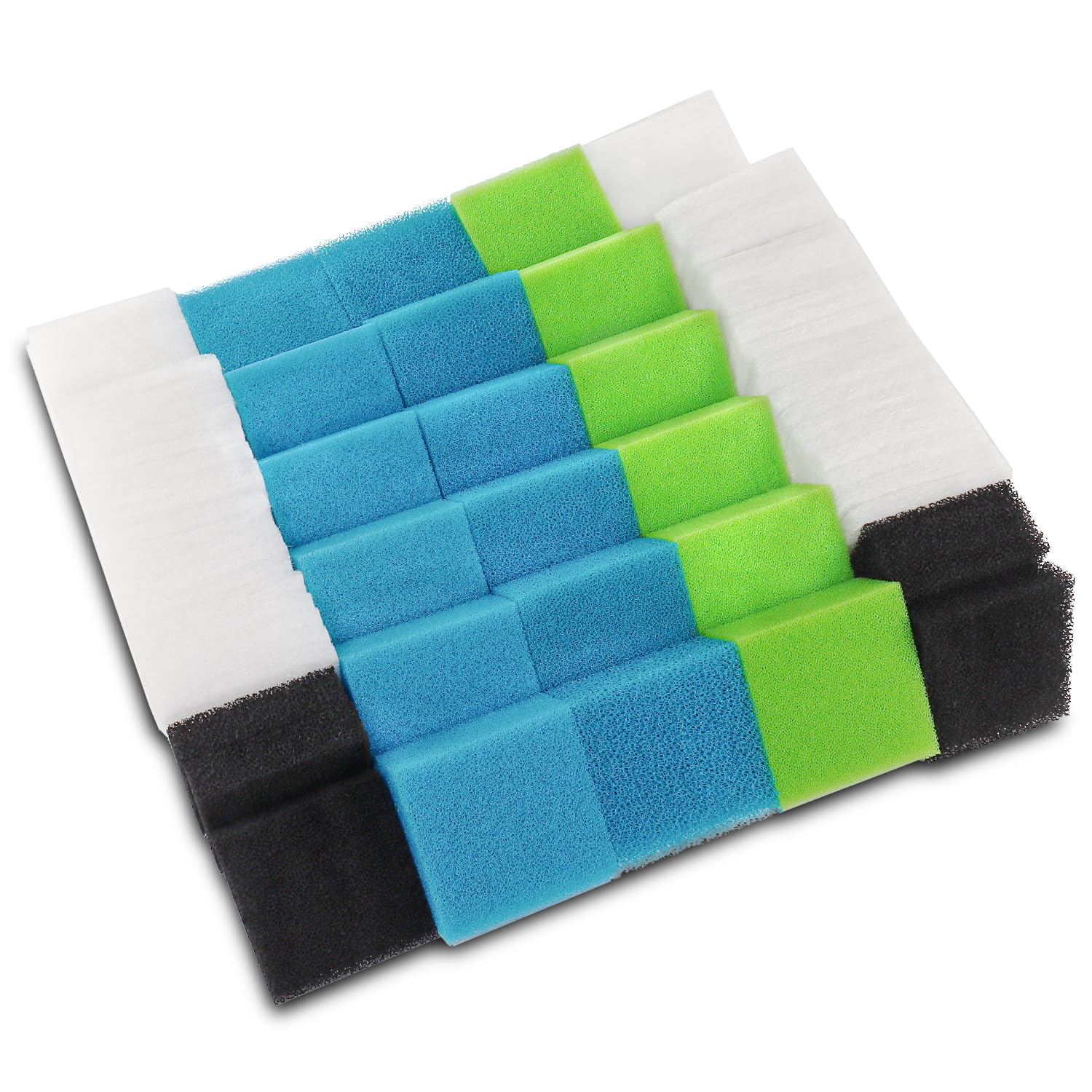 LTWHOME Value Pack of Filters Fit for Juwel Compact/BioFlow 3.0/ M (Pack of 74)