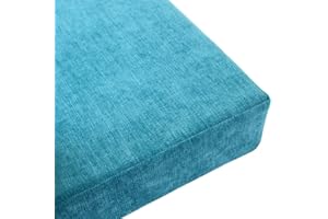 2cm Thick Bench Cushion for Indoor Outdoor Non-Slip Furniture Replacement Cushion Chenille Washable Swing Bench Cushions Remo