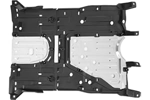 BALOCEO Engine Splash Shield Plate Compatible with 2013-2015 Honda Civic Replacement for 74110TR3A20 Front Lower Silvery Aluminium Center Engine Cover Undercar Shield Guard Assembly