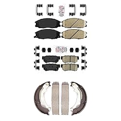 Transit Auto Front Rear Ceramic Disc Brake Pads Kit