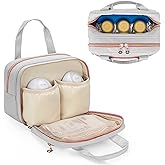 Damero Wearable Breast Pump Bag Compatible with Elvie, Willow and Momcozy Breast Pumps, Carrying Bag Case for Most Wearable Pumps, Bottles, Parts and Ice Pack, Patent Design