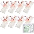 YeeBeny EZ Pass/I-Pass/Toll Tag Tape Mounting Kit, Glue Adhesive Dual Lock Tape Ezpass Tag Holder, 8pcs (4sets) Reclosable Fastener with Alcohol Prep Pad