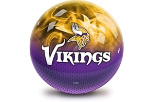 ON THE BALL BOWLING Strikeforce Bowling NFL On Fire Minnesota Vikings Undrilled Bowling Ball