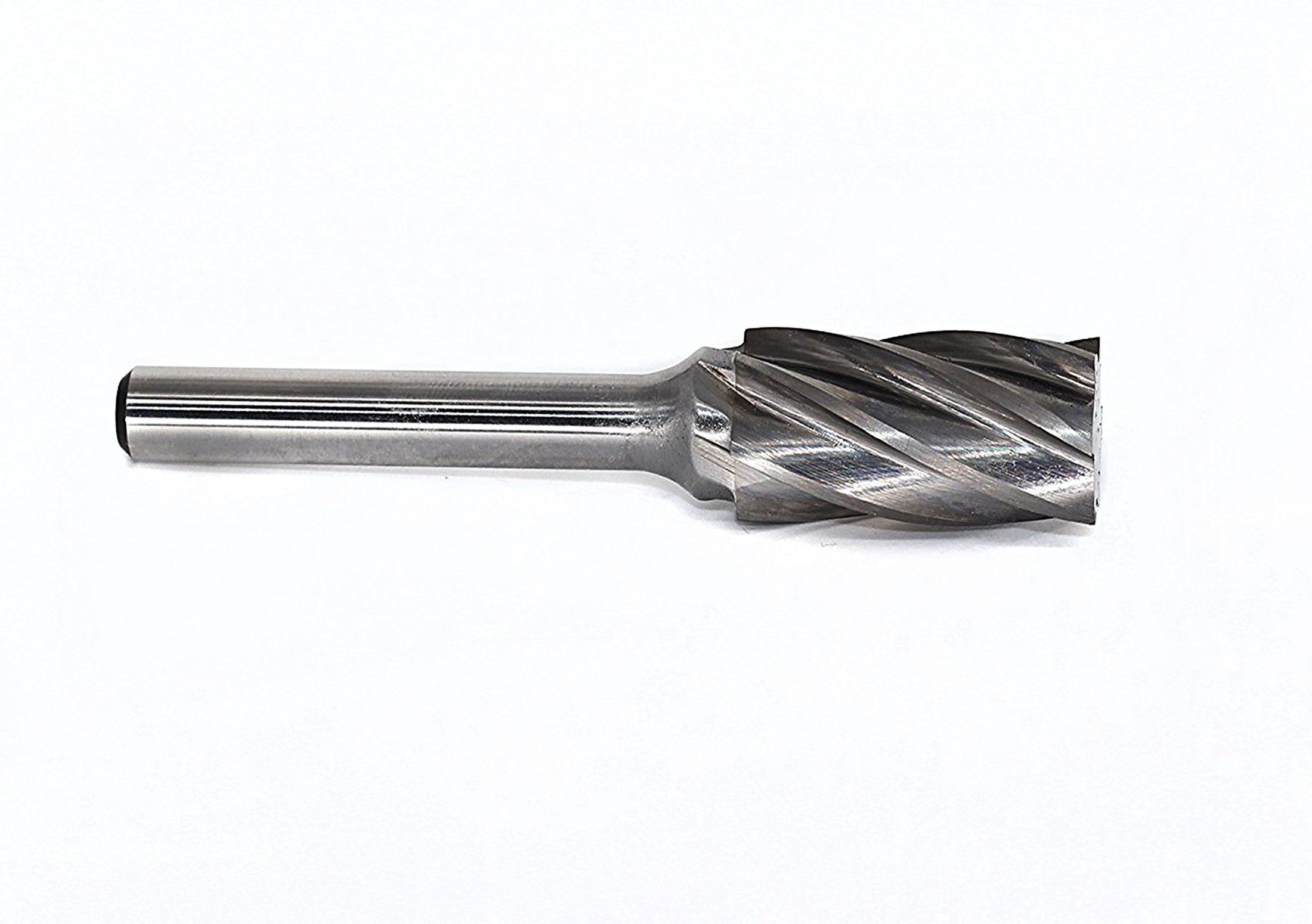 YUFUTOL SA5-NF Aluminum Cut Tungsten Carbide Rotary Burr Bits File for Die Grinder,Cylindrical Shape with 1/4 inch Shank, 1/2 inch Head Diameter, 1 inch Flute length, Pack of 1